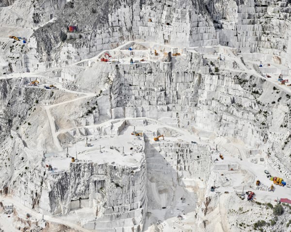 David Burdeny photograph Carrara marble quarry aerial