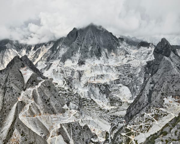 David Burdeny photograph Carrara marble quarry aerial
