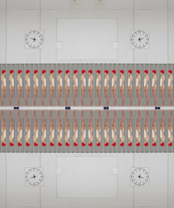 row of swimmers by maria svarbova photo london