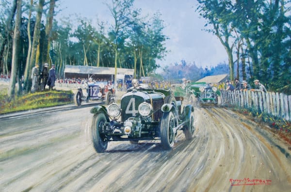 Ronny Moortgat Belgian, (Contemporary)Le Mans 1930 Signed 'Ronny Moortgat' (lower right) Oil on Canvas 60 x 90 cms / 24 x 36 inches