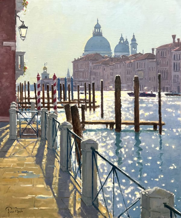 Peter van Breda, Grand Canal Towards Salute, Venice