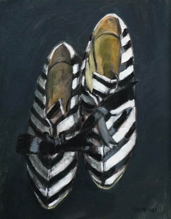 Alexandra Gardner, Black & White Shoes, 1963