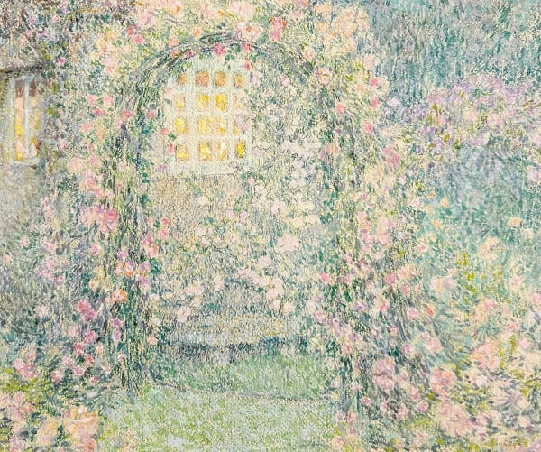 Henri Le Sidaner, The Rose Garden, Gerberoy, 1923