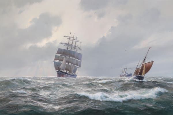 Derek G.M. Gardner, A Deep Water Main Coming In, The Archibald Russell in the Channel