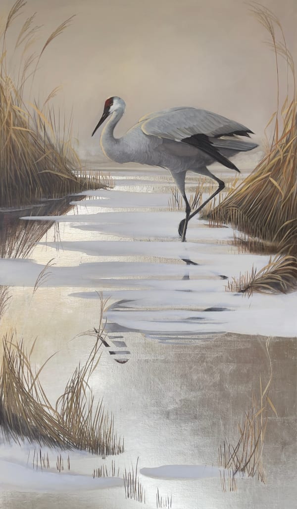 Clarissa James, White Gold IV - Winter Pilgrim, 2022