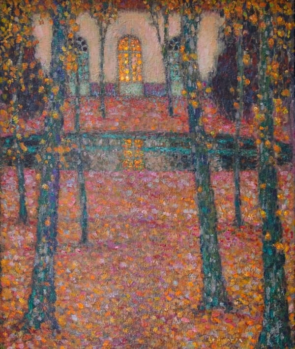 Henri Le Sidaner, Bassin de Trianon à L'Automne, 1937