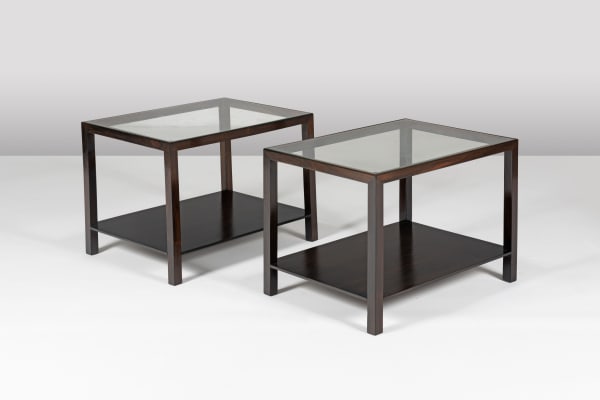 Pair of side tables, c. 1960
