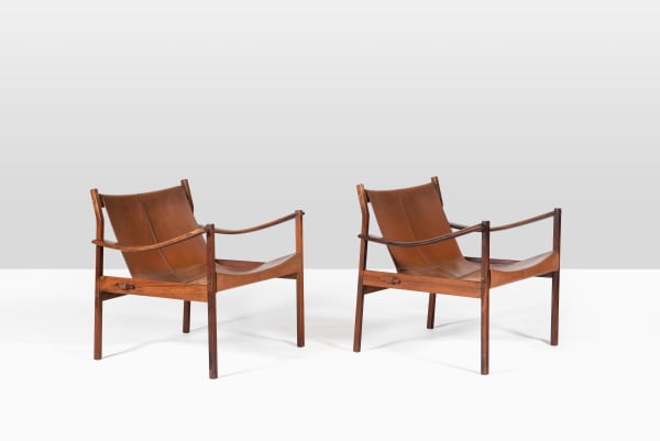Pair of rare armchairs
