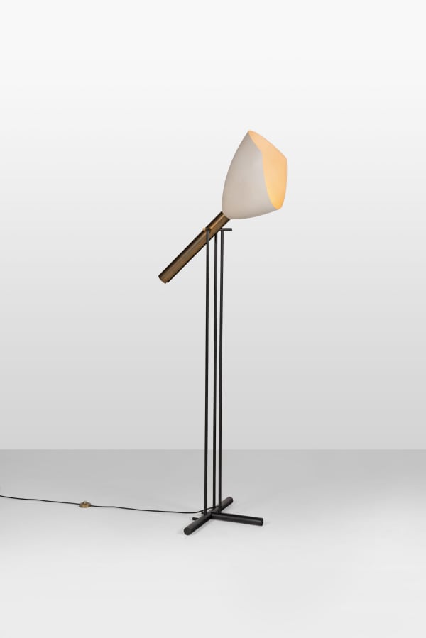 Angelo Lelii, Adjustable 'Televisione' standard lamp, 1956