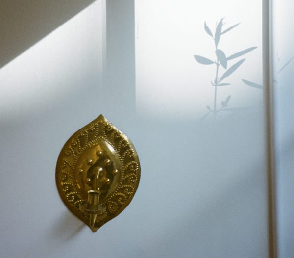 Swirl Motif Candleholders