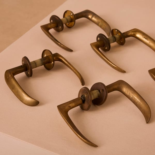 Curved Brass Handles