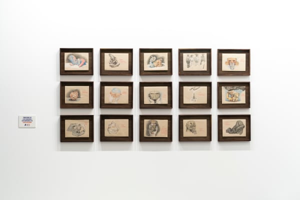 Abraham González Pacheco, Dibujos de objetos del Yacimiento 34, 2024