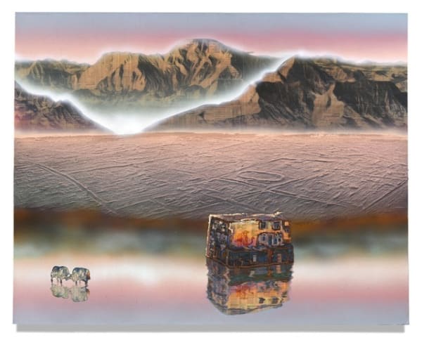 Plateau (Study), 2018 Mixed media on canvas 80 x 100 cm 31 1/2 x 39 1/2 in