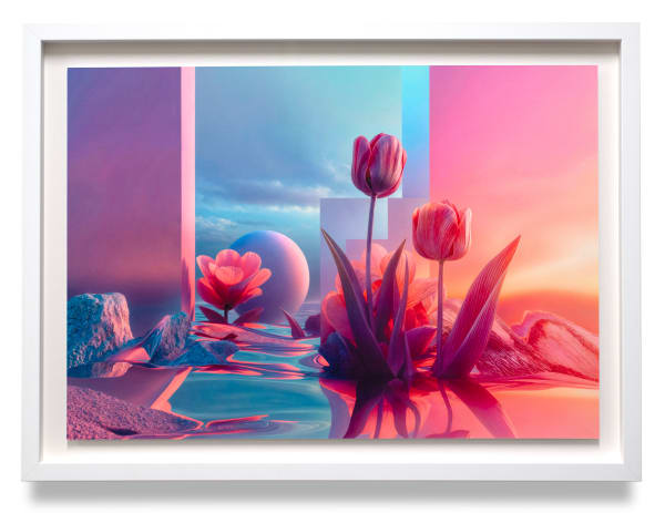 Tulip Futures (Desolation) 3, 2024 Giclée on Hahnemühle photo rag 59.4 x 41.9 cm 23 1/2 x 16 1/2 in (framed) 63.2 x 45.7 cm 25 x 18 in