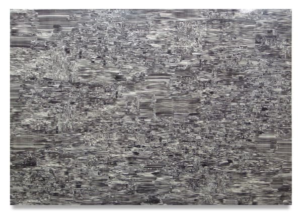 Wizzy Wig, 2000 Collage and varnish on canvas 210 x 147.5 x 4.5 cm 82 1/2 x 58 1/2 x 2 in