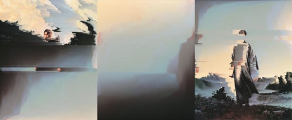 Chairman Mao goes to Anyuan (after Liu Chunhua, 1967), 2016 Three-part giclee on canvas 95 x 77 x 3 cm 37 1/2 x 30 1/2 x 1 1/2 in