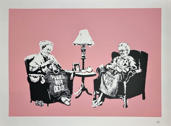 Banksy, Grannies (Unsigned), 2006