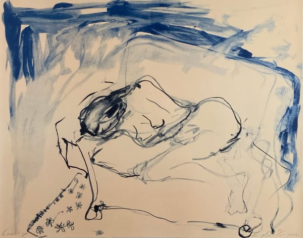 Curled Up (Signed), 2022 Tracey Emin