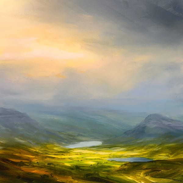 Evening Mist Over The Hills , 2025 Harry Brioche