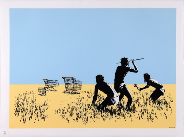 Trolley Hunters (Colour), Signed, 2007 Banksy