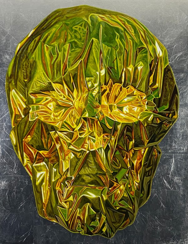 Metallic Skull (Yellow)