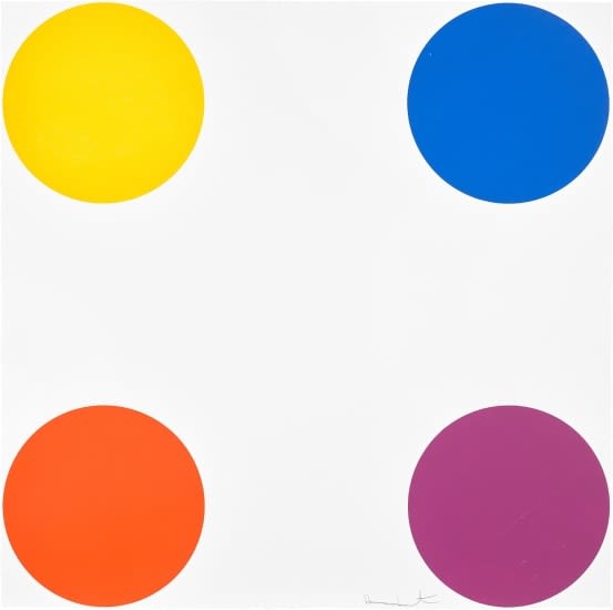 Norleucine, from 12 Woodcut Spots, 2010 Damien Hirst