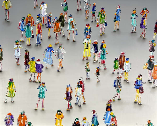 Stephen Forbes Escort Oil on Canvas 60 x 75.9 cm 23 5/8 x 29 7/8 in Framed: 78 x 93.5 cm