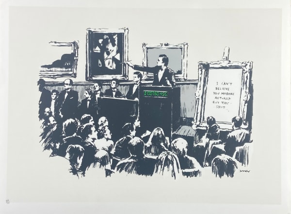 Banksy - Morons, Unsigned, 2007