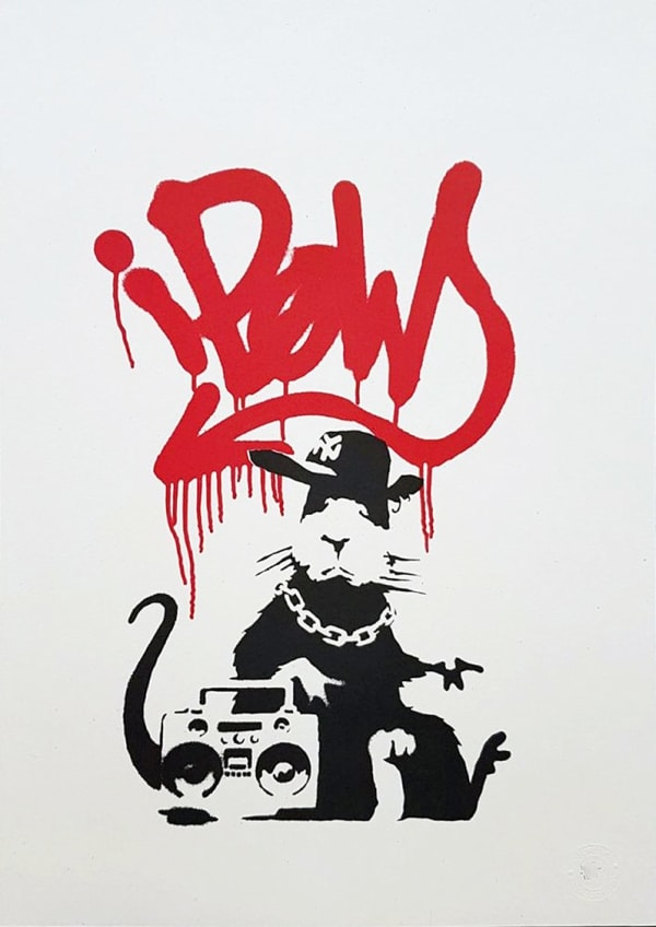 Banksy, Gangsta Rat, 2004