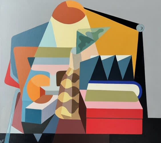 Still Life with Vase and Leaf Jenny Belton