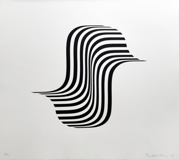 Bridget Riley, Winged Curve, 1966