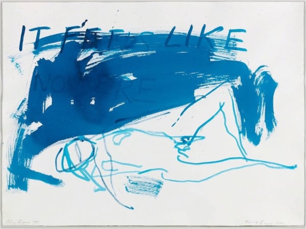 Tracey Emin, Blue Figure III, 2013
