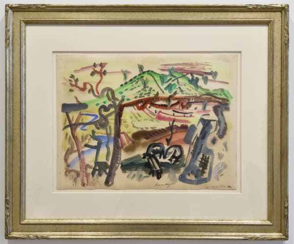 Frances Hodgkins, Landscape Ibiza, 1933