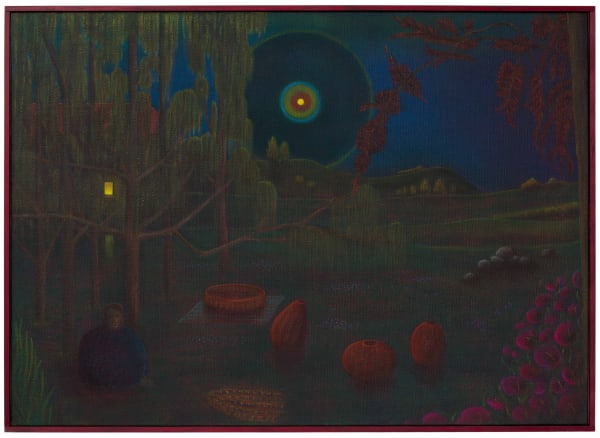Graham Fletcher, Twilight’s Edge (Window + Figure), 2022