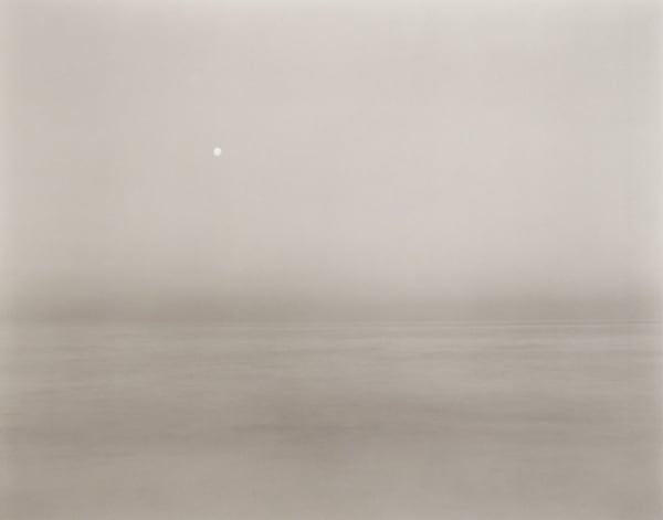 Laurence Aberhart, Last light with moon, Napier, Hawke's Bay, 14 May 2003, 2021