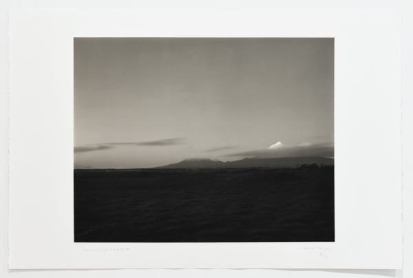 Laurence Aberhart, Taranaki, Last Light, 2 August 1991, 2021