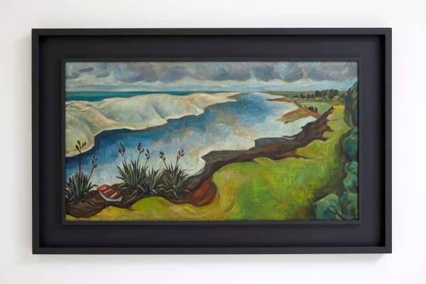 Doris Lusk, Lagoon Rakaia Mouth, 1956