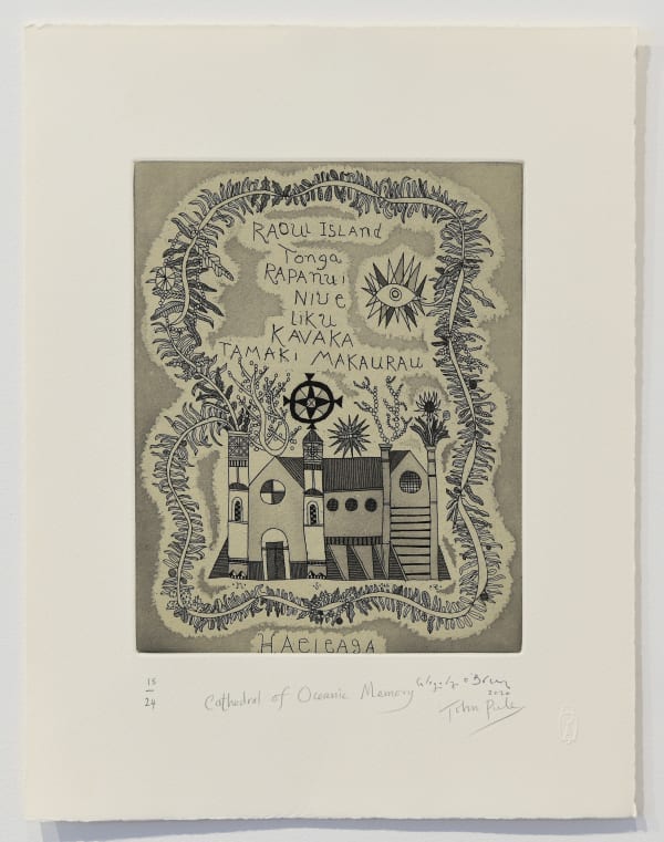 John Pule and Gregory O'Brien, Cathedral of Oceanic Memory, 2020