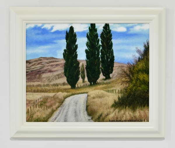 Dick Frizzell, Dark Poplars, 2025