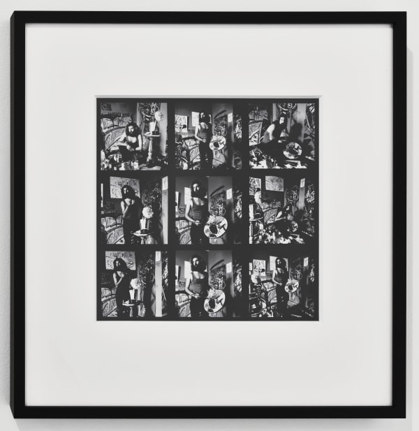 Marti Friedlander, Clairmont in studio, c.1977