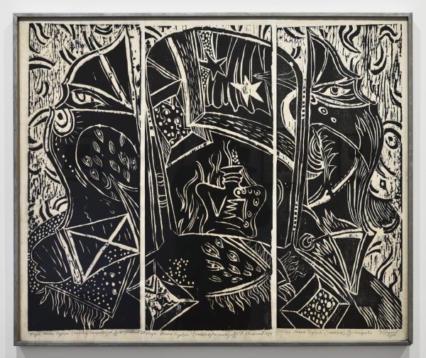 Philip Clairmont, Magic mirror (Triptych), 1975-80