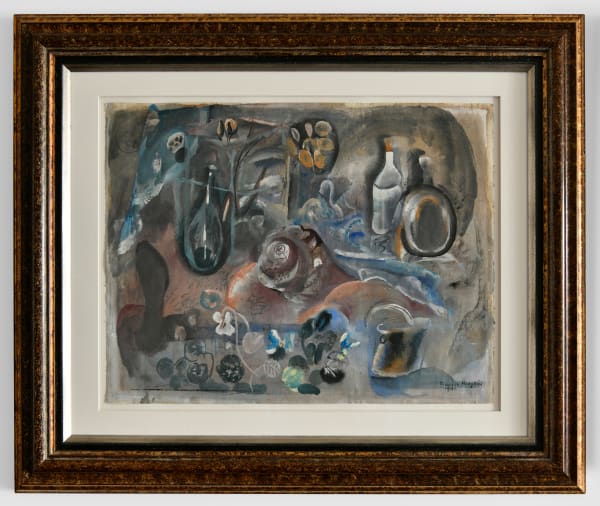 Frances Hodgkins, Wild Violets and Honesty, 1941