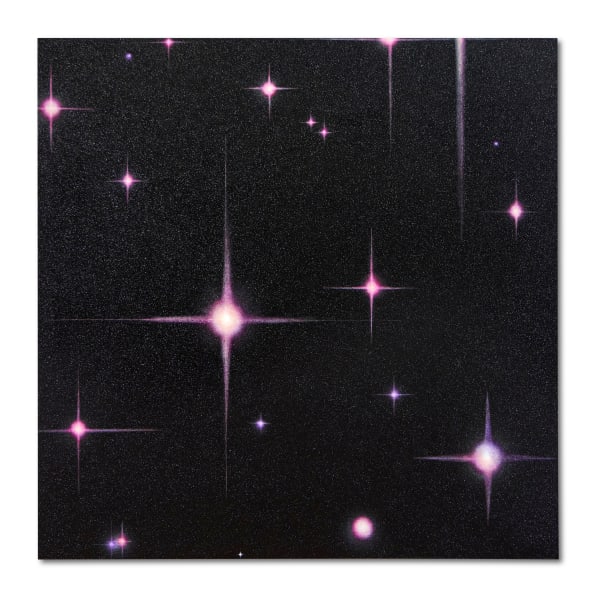 Reuben Paterson, I Stretched Some String from Steeple to Steeple (Constellation Pavo), 2025