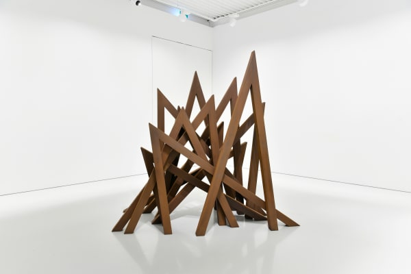 Bernar Venet, 12 Acute Unequal Angles, 2016