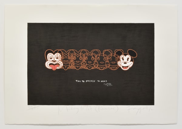 Dick Frizzell, Mickey to Tiki (Reversed), 2012