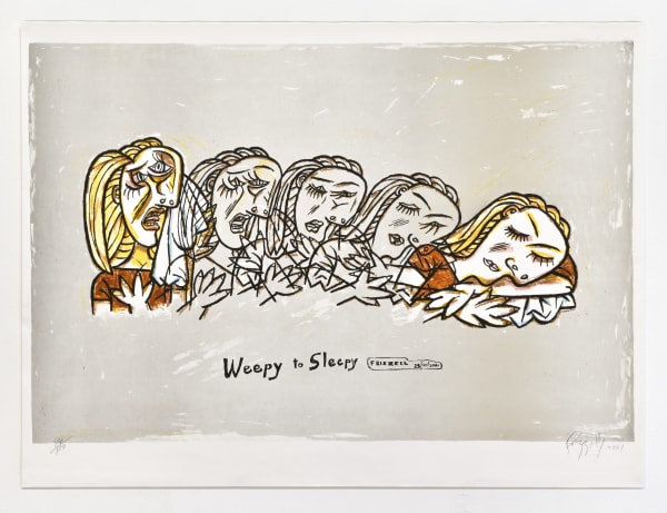 Dick Frizzell, Weepy to Sleepy, 2001