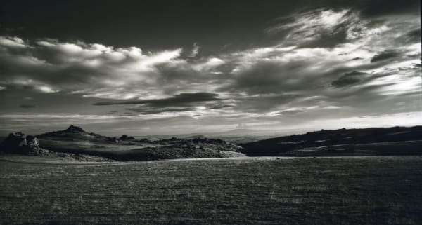 Laurence Aberhart, Near Moonlight, Taieri Ridge, Otago, 18 February 1999., 1999/2021
