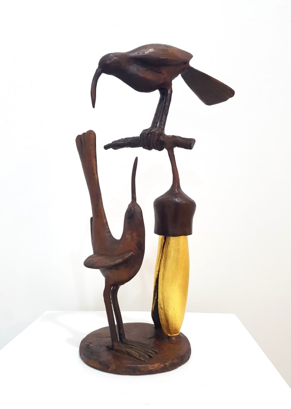 Paul Dibble, Dialogue of Two Huia model, 2022
