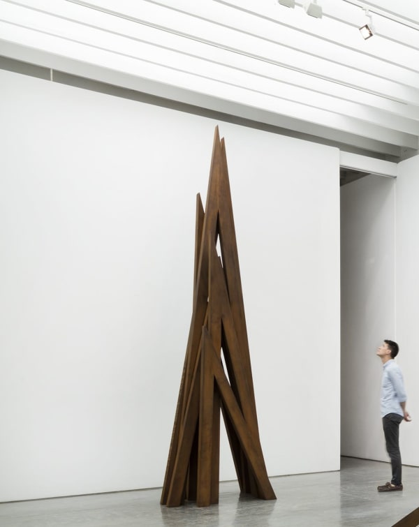 Bernar Venet, 8 Acute Unequal Angles, 2016