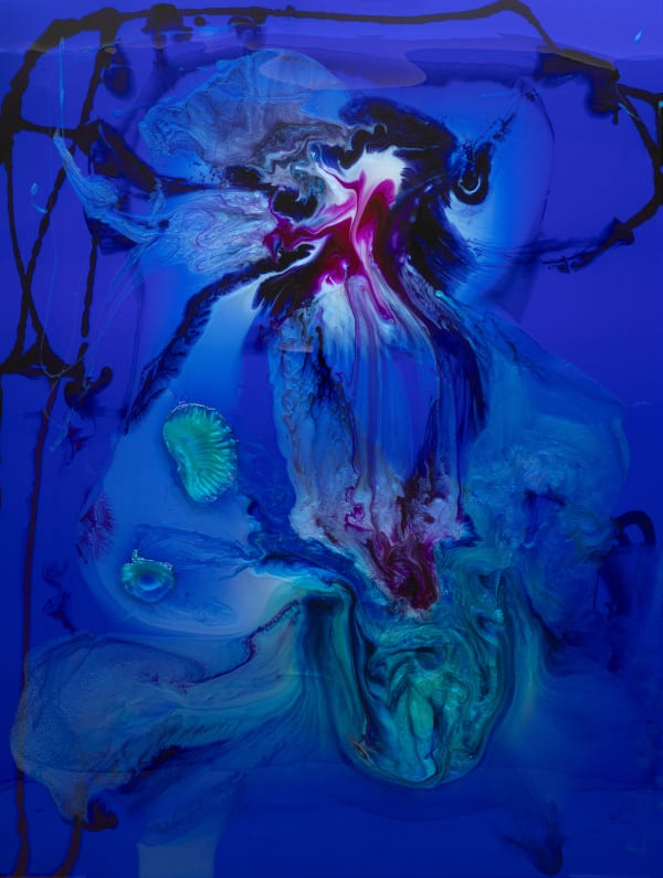 Dale Frank, In the silence, in the night, far from people, alone he was most at home..., 2024